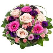 Pink Posy pad arrangement 