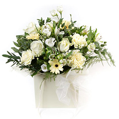 Florist choice Cream &amp; White handtied